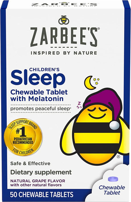 ZARBEE'S NATURALS - Zarbee's Naturals Children's Sleep 50 Tabletas Masticables - The Red Vitamin MX - Suplementos Alimenticios - {{ shop.shopifyCountryName }}