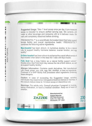 ZAZZEE NATURALS - Zazzee Naturals Pregnositol 16.62Oz. 230 Servicios - The Red Vitamin MX - Suplementos Alimenticios - {{ shop.shopifyCountryName }}