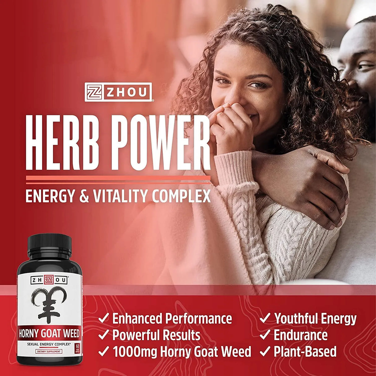 ZHOU - Zhou Horny Goat Weed 60 Capsulas - The Red Vitamin MX - Suplementos Alimenticios - {{ shop.shopifyCountryName }}