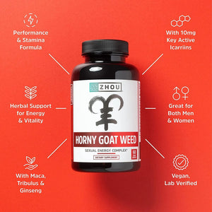 ZHOU - Zhou Horny Goat Weed 60 Capsulas - The Red Vitamin MX - Suplementos Alimenticios - {{ shop.shopifyCountryName }}