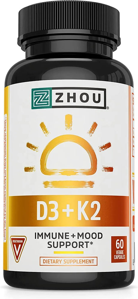 ZHOU - Zhou K2+D3 60 Capsulas - The Red Vitamin MX - Suplementos Alimenticios - {{ shop.shopifyCountryName }}