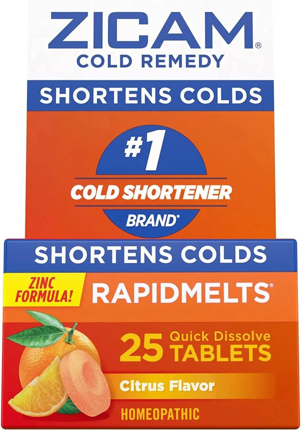 ZICAM - Zicam Cold Remedy Citrus RapidMelts 25 Tabletas - The Red Vitamin MX - Suplementos Alimenticios - {{ shop.shopifyCountryName }}