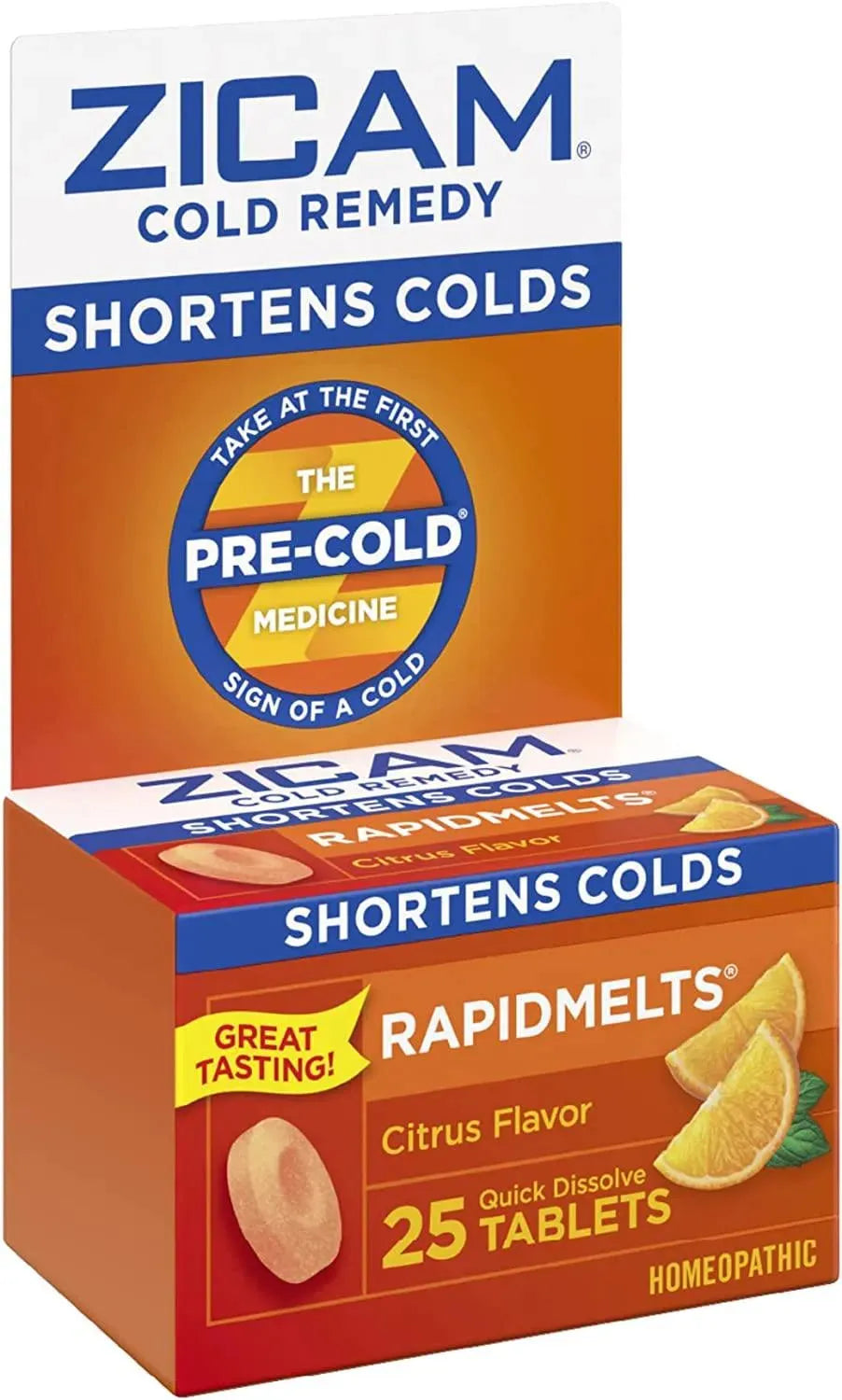 ZICAM - Zicam Cold Remedy Citrus RapidMelts 25 Tabletas - The Red Vitamin MX - Suplementos Alimenticios - {{ shop.shopifyCountryName }}